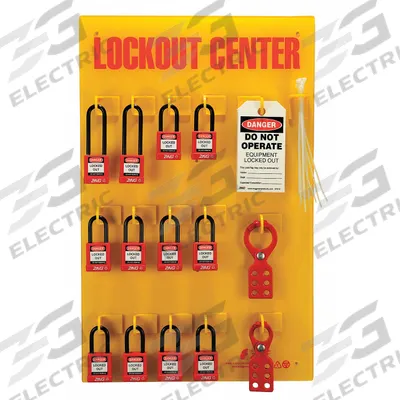 ZING Lockout Station: 34 Components Included, Gen, Lockout Station - General Lockout Stations