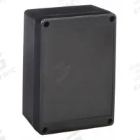 BOX ENCLOSURES Enclosure: Black, Polycarbonate, 3 in x 3 in x 2 in, NEMA 4, Solid Cover (MPN BEN-20PBK). Key specifications — attr1046062: Black; attr1046066: Solid; attr1046077: 4; attr211016: BOX ENCLOSURES.