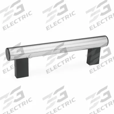 JW WINCO Pull Handle: Threaded Holes, Rear-Mount, 15.75 in Mounting Hole Center to Center - Load-Rated Straight-Leg Tubular Pull Handles