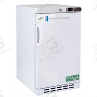 AMERICAN BIOTECH SUPPLY Lab Refrigerator: 2.5 cu ft, Undercounter, 1°C to 10°C, 22 3/4 in Overall Dp (MPN ABT-HC-UCBI-0204). Key specifications — Door Opening Style: Right; Color: White; Alarm Type: Temperature; Manufacturer Part Number: ABT-HC-UCBI-0204; Brand: AMERICAN BIOTECH SUPPLY; Product Type: Lab Refrigerator; Door Type: Swing Solid; Refrigerant Type: R-600a.