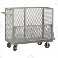 LITTLE GIANT Drop-Gate Box Truck: 3,600 lb, 54 in L x 24 in W x 47 in H, Flat, Std Polyurethane (MPN CARD-2448-8PY). Key specifications — Material: Steel; Color: Gray; Brand: LITTLE GIANT; Caster/Wheel Configuration: (2) Rigid.