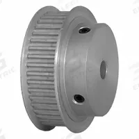 DAYTON Timing Pulley: Curvilinear, Fixed, For 9 mm Belt Wd, 44 Teeth, 3 mm Pitch, Aluminum (MPN 44-3M09-6FA3). Key specifications — Brand: DAYTON; Finish: Clear Anodized; For Belt Series: Powerhouse®.
