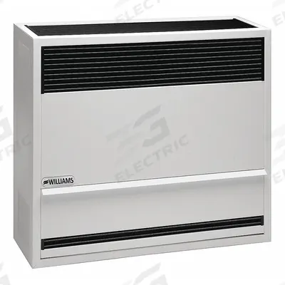 WILLIAMS COMFORT PRODUCTS Surface-Mount Gas Wall Heater: Propane, Gravity Convection - Vented Surface-Mount Gas Wall Heaters