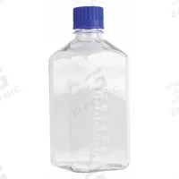 Media Bottle: PETG, 1,000 mL Capacity - oz, 1 L Capacity - mL, Closure Included, Sterile, Unlined (MPN WPBGC1000SB). Key specifications — Graduated: Yes; Closure Type: Screw-On; Body Color: Colorless; Brand: APPROVED VENDOR.