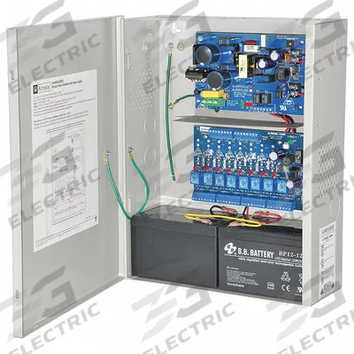 ALTRONIX Power Supply 8PTC 12Dc/3.5A Or 24Dc/3A: Power Supply - Power Supply Boards with Enclosures