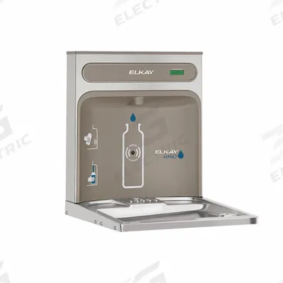 ELKAY Bottle Filler Retrofit Kit: Sensor, 18 7/8 in Ht, 17 7/8 in Wd, Stainless Steel - Drinking Fountain Bottle Filler Addition Retrofit Kits