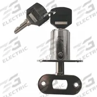 DELTA LOCK Sliding Door Lock: 2 in Lg, 7/8 in Wd, 2 in Ht (MPN G SR1250T444PCSM2). Key specifications — Product Type: Disc Tumbler Sliding Door Lock; Brand: DELTA LOCK.