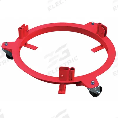 APPROVED VENDOR Drum Dolly: 750 lb Load Capacity, For 55 gal Container Capacity, Round - Open-Deck Drum Dollies