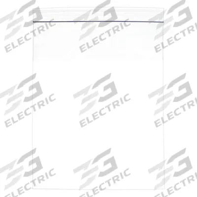 APPROVED VENDOR Reclosable Bag: 2 mil Thick, 8 in Wd, 10 in Lg, Hang Hole Not Included - Single-Zip Reclosable Poly Bags