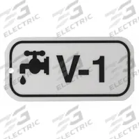 BRADY Lockout Tag: None/ No Header, V-1, Polystyrene, English, Plastic, Holes (MPN 105704)