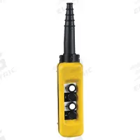 SCHNEIDER ELECTRIC Pendant Control Station: (4) Push Buttons, 4NO/4NC, Up/Down/Right/Left, NEMA 4/4X (MPN XACA481). Key specifications — AC Contact Rating: 1.2 A @ 600 V; Action: Momentary/Momentary/Momentary/Momentary; DC Contact Rating: 0.1 A @ 600 V; Enclosure Material: Plastic; Hub Style: Dead-End; Legend: Up/Down/Right/Left; Operator Configuration: (4) Push Buttons; Brand: SCHNEIDER.