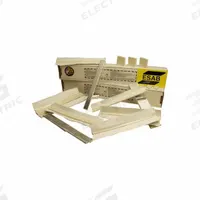 ESAB Ceramic Weld Backing: Grooved Rectangle, 1 in x 1 in x 1/4 in, 0.215 in Radius, Acrylic (MPN 693000234). Key specifications — Adhesive Material: Acrylic; Brand: ESAB.