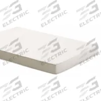 FOUNDATIONS Crib Mattress: 39 in Overall Lg, 25 in Overall Wd, 1 in Overall Ht, Vinyl, White, Foam (MPN 1454037). Key specifications — Color: White; Brand: FOUNDATIONS; Cover/Linen Material: Vinyl.