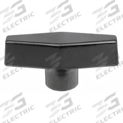 DAVIES Hand Knob: T, Thermoset, 1/4"-20 Thread, 18 mm Thread Lg, 2 in Dia (MPN 3090-H). Key specifications — Brand: DAVIES.