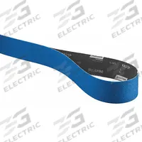 NORTON Sanding Belt: 6 in W x 60 in L, Zirconia Alumina, 40 Grit, Y Wt Cotton Backing (MPN 78072727762). Key specifications — attr556092: NORTON; attr556103: BlueFire R821P.