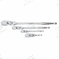 GEARWRENCH Hand Ratchet Set: Pear, Reversible, 5 in_7 in_11 in_17 in Overall Lg, 4° Min Arc Swing (MPN 81230T). Key specifications — attr1205598: Reversible; attr1205605: Quick-Release Not Included; attr1205607: Pear; attr1205624: GEARWRENCH.