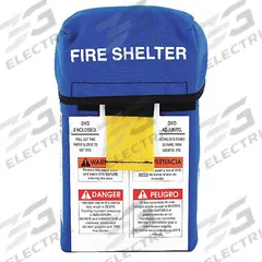 ANCHOR INDUSTRIES Fire Shelter: Forest Fire Shelter, Large, Blue Case with Silver Tent (MPN 9003078). Key specifications — For Firefighter Size: Taller Than 6 ft 1 in or Girth Greater Than 53 in; Brand: ANCHOR INDUSTRIES; Size: Large.