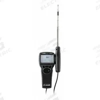 TSI ALNOR Anemometer: 1 fpm Air Velocity Resolution, Hot Wire, Air Velocity/Temp, Under 100 fpm, LCD (MPN AVM410). Key specifications — Calibration Certificate Type: NIST; Data Logging: No; Manufacturer Part Number: AVM410; Brand: TSI ALNOR; Digital Display Screen Type: LCD; Display Type: Digital; Includes: Carrying Case; Power Source: Battery.