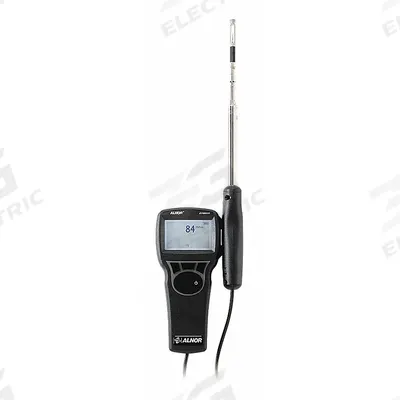 TSI ALNOR Anemometer: 1 fpm Air Velocity Resolution, Hot Wire, Air Velocity/Temp - Hot Wire Air Velocity Meters
