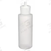 QORPAK Dispensing Bottle: HDPE, 120 mL, 4 fl oz, No Label, Closure Included, Dispensing, Non-Sterile (MPN PLC-03400). Key specifications — Body Color: Natural; Closure Color: White; Graduated: No; Brand: QORPAK; Closure Included: Yes; Bottle Imprinting: No Label.