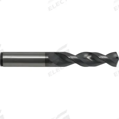 CLEVELAND Screw Machine Drill Bit: Letter G, 135° Split Point, TiCN-Coated Cobalt - Cobalt Screw-Machine Length Drill Bits for Deep Hole-Drilling