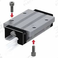 THK Linear Guide Carriage: For 34 mm Rail Wd, Ball, HSR Type Std Guide, 48 mm Carriage Ht (MPN HSR35LC1SS). Key specifications — Carriage Material: Carbon Steel; Roller Material: Carbon Steel; Size: 35; Brand: THK; Features: End Seal and Side Seal; Type: HSR Type Standard Guide.