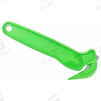 PACIFIC HANDY CUTTER, INC Disposable Film Cutter: 6 1/2 in Overall Lg, Straight Handle, Plain, Steel (MPN DFC364X). Key specifications — attr307620: Green; attr307617: Straight; attr307618: Plain; attr307619: Steel; attr307627: Anti-Microbial; attr324885: PACIFIC HANDY CUTTER, INC.