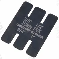 ZURN PEX PEX Tool: 0.375 in Min Compatible Wire Size, 0.75 in Max Compatible Wire Size, Steel (MPN QGNQC). Key specifications — attr448664: ZURN PEX; attr521926: Steel.