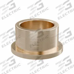Flanged Sleeve Bearing: Bronze, SAE 841, 25 mm Bore, 32 mm OD, 20 mm Lg, -35°F to 300°F, 10 PK (MPN FFM2532-20B). Key specifications — System of Measurement: Metric; Material Grade: SAE 841; Flange Type: Flanged; Brand: OILITE.