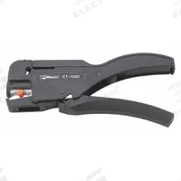 PANDUIT Crimper: Wire Cutter /Wire Stripper, Insulated Single Ferrules, Trapezoid Crimp, 20 AWG, Die (MPN CT-1000). Key specifications — attr513948: Trapezoid Crimp; attr513949: FSD-DSL Series Ferrules on Strip; attr510596: PANDUIT.