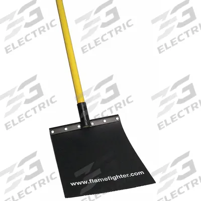 FLAMEFIGHTER Fire Flapper: Swatter, Swatter, Fiberglass, 2.1 lb Head Wt - Swatters