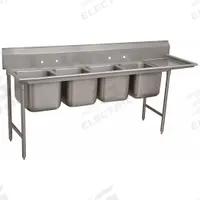 ADVANCE TABCO Scullery Sink: 4 Bowls, 42 in Overall Ht, 101 in Overall Lg, 27 in Overall Wd (MPN 9-4-72-24R). Key specifications — Brand: ADVANCE TABCO.