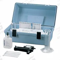 HACH Hardness Test Kit: Hardness, 10 to 4000, 100 Tests, 9 Pieces (MPN 2063600). Key specifications — Range: 10 to 4000; Brand: HACH; Includes: Cylinder; Test Parameters: Hardness.