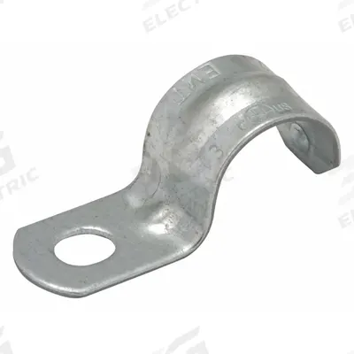 RACO Conduit & Pipe Strap Clamp, One-Hole: 1 1/4 in Trade Size, Steel - Surface Mount Clamps for Conduit & Pipe