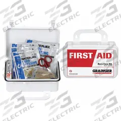 FIRST AID ONLY Burn Care Kit: 5 People Served, 9 Components, Plastic Box (MPN 54572). Key specifications — Adhesive Bandages Included: No Adhesive Bandages; Brand: FIRST AID ONLY; Oral and Inhalant Medicinals Included: No Oral/Inhalant Medicinals; Wound Dressings Included: (5) Burn Dressing; Topical Medicinals Included: No Topical Medicinals.