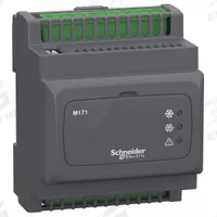 SCHNEIDER ELECTRIC Controller: (2) Digital/(4) Analog In, (2) Digital Out (MPN TM171VEVM4). Key specifications — Manufacturer Part Number: TM171VEVM4; Power Required: 24V AC/DC; Product Type: Controller; Number and Type of Outputs: (2) Digital; Number and Type of Inputs: (4) Analog.