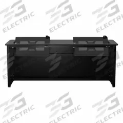 VERSADESK Computer Desk: Metal, Black Matrix, 0 Drawers, 72 in Overall Wd, 29 in Overall Ht (MPN RSD7224-BB). Key specifications — Desktop Material: Metal; Includes Modesty Panel: Yes; Kit Product Type: Computer Desk; Desktop Color: Black Matrix; Brand: VERSADESK; Frame Color: Black; Frame Material: Steel; Product Type: Computer Desk.