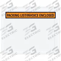 APPROVED VENDOR Packing List Envelopes: 4 1/2 in x 5 1/2 in, Packing List/Invoice Enclosed, 1,000 PK (MPN PL462). Key specifications — Color: Orange; Message Location: Top; Opening Location: Side Loading; Message: Packing List/Invoice Enclosed; Brand: APPROVED VENDOR.