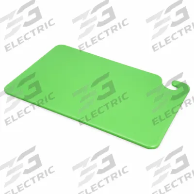 SAN JAMAR Cutting Board: 18 in Overall Lg, 12 in Overall Wd, Green, Co-Polymer - Cut-N-Carry Cutting Boards