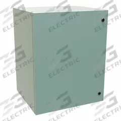 HAMMOND Electrical Enclosure: Steel, 30 in x 24 in x 20 in, NEMA 12/3R/4, Solid Cover, Hinged (MPN EN4SD302420GY). Key specifications — Closure Method: 1/4-Turn Latch; Brand: HAMMOND; Knockouts: Not Included.