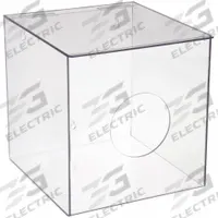 Protection Dispenser: Table/Wall, 9 3/4 in x 10 5/8 in x 10 1/4 in, PETG, Clear (MPN 3UZG3). Key specifications — Dispensing Method: Hinged Top; Mounting Location: Table; Material: PETG; Dispenser Capacity: 200 Bouffant Caps; Products Dispensed: Bouffants (Bulk); Dispenser Features: 1-Handed Access; Dispenser Layout: 1 Compartment; Dispenser Style: Stack.