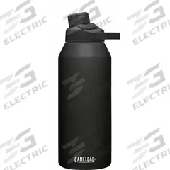 CAMELBAK Water Bottle: 40 oz Capacity, Black, Stainless Steel, BPA-Free, 11 in Overall Ht, Bottle (MPN 1517005012). Key specifications — Brand: CAMELBAK.