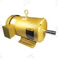 BALDOR General Purpose Motor: Rigid Base Mount, Totally Enclosed Fan Cooled, 5 hp, 230/460V AC (MPN EM3615T). Key specifications — Brand: BALDOR; Nameplate Voltage @ 60 Hz: 230/460V AC; Full Load Current @ 60 Hz: 13.4/6.7 A; Nameplate RPM @ 60 Hz: 1,750 RPM; Motor Enclosure: TEFC.