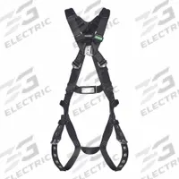 MSA Fall Protection Harnesses: Arc Flash, 400 lb Wt Capacity, Vest Harness, Quick-Connect / Tongue (MPN 10252231). Key specifications — attr655461: 10252231; attr655464: MSA; attr655505: Hips; attr655506: Welding; attr655507: Black; attr655510: No; attr655511: Construction; attr655514: Yes.