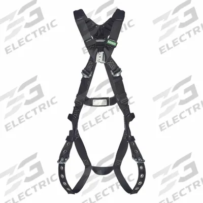 MSA Fall Protection Harnesses: Arc Flash, 400 lb Wt Capacity, Vest Harness - Arc-Flash Rated Vest-Style Harnesses for General Fall Arrest