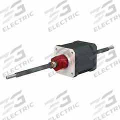 PBC LINEAR Non-Captive Lead Screw: Non-Captive Lead Screw Assembly, Anti-Backlash, PTFE, 300, B, 200 (MPN LSR1001T-0300-NCF231-NNN-NNN). Key specifications — Motor IP Rating: IP40; Motor Length: 57.0 mm; Nut Type: Anti-Backlash; Phase: 2; Rated Current: 2.2 A; Steps per Revolution: 200; Brand: PBC LINEAR.