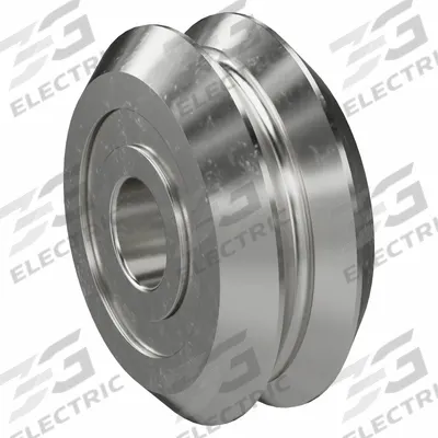 DUALVEE Guide Wheel: Stainless Steel, DualVee, For Size 4 DualVee Rails - Bishop-Wisecarver DualVee Guide Wheel Bearings