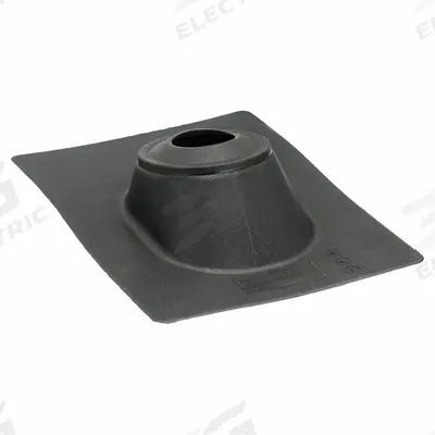 OATEY 16"H 12"W ThrmPlsc Roof Vent Pipe Flshng: For Pitched Roof, Rectangular Base - Rectangular-Base Boots