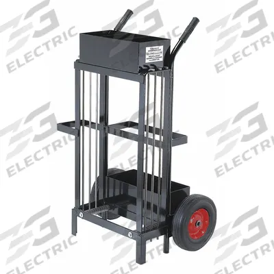 MIP Multi Coil Dispenser,Heavy Duty Ribbon: 3/4 in Min. Strapping Wd - Strapping Carts for Steel Strapping