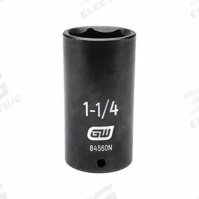 GEARWRENCH General Purpose Impact Sockets: 1/2 in Drive Size, SAE, 1 1/4 in Socket Size - 1/2" Drive Impact Sockets